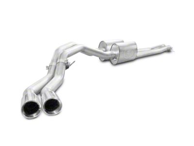 Stainless Works Turbo Chambered Dual Exhaust System; Performance Connect; Same Side Exit (09-18 6.2L Silverado 1500)