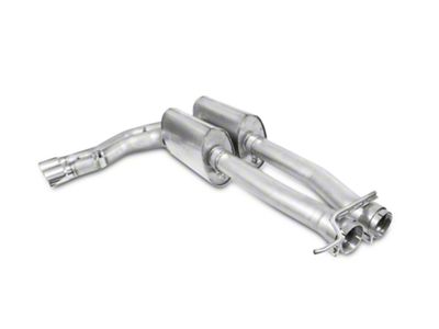 Stainless Works Turbo Chambered Dual Exhaust System; Performance Connect; Middle Side Exit (07-18 5.3L Silverado 1500)