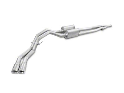 Stainless Works Turbo S-Tube Dual Exhaust System; Factory Connect; Same Side Exit (07-18 5.3L Silverado 1500)