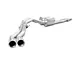 Stainless Works Turbo S-Tube Dual Exhaust System; Factory Connect; Same Side Exit (07-18 5.3L Silverado 1500)