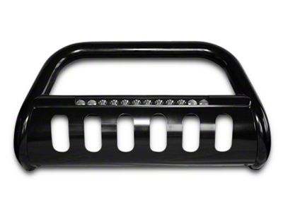 Bull Bar with 20-Inch LED Light Bar; Semi-Gloss Black (07-13 Silverado 1500)