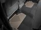 Weathertech All-Weather Rear Rubber Floor Mats; Tan (14-18 Silverado 1500 Double Cab, Crew Cab)