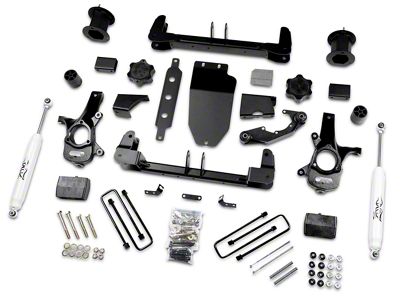 Zone Offroad 4.50-Inch Suspension Lift Kit with Nitro Shocks (14-18 4WD Silverado 1500)