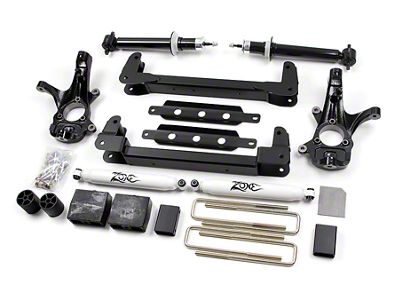 Zone Offroad 6.50-Inch IFS Suspension Lift Kit with Shocks (07-13 2WD Silverado 1500, Excluding Hybrid)