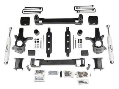 Zone Offroad 6.50-Inch Suspension Lift Kit with Shocks (14-18 2WD Silverado 1500)