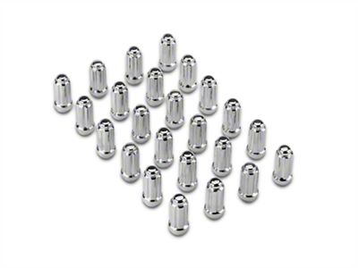 Chrome 6-Spline Lug Nut Kit; 14mm x 2.0; Set of 24 (04-14 F-150)