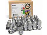 Chrome 6-Spline Lug Nut Kit; 14mm x 2.0; Set of 24 (04-14 F-150)