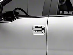 RedRock Door Handle Covers without Keypad, with Passenger Keyhole; Chrome (04-14 F-150 Regular Cab, SuperCab)