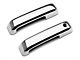 RedRock Door Handle Covers without Passenger Keyhole; Handle Covers Only; Chrome (15-20 F-150 Regular Cab, SuperCab)