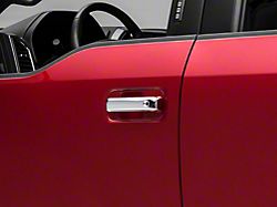 RedRock Door Handle Covers without Passenger Keyhole; Handle Covers Only; Chrome (15-20 F-150 SuperCrew)