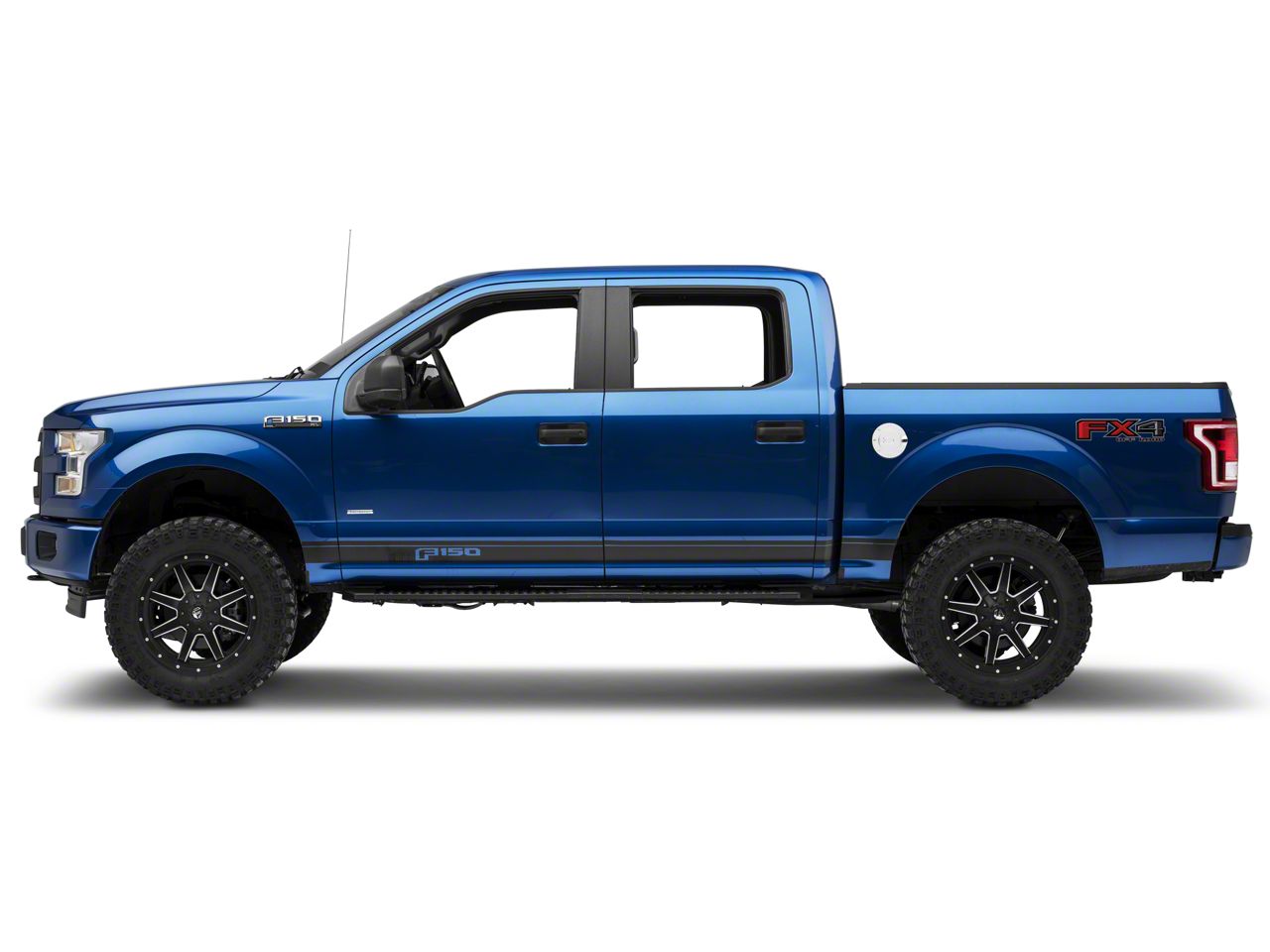 RedRock Fuel Door Cover; Matte Black (15-20 F-150, Excluding Diesel) – RedRock 4x4