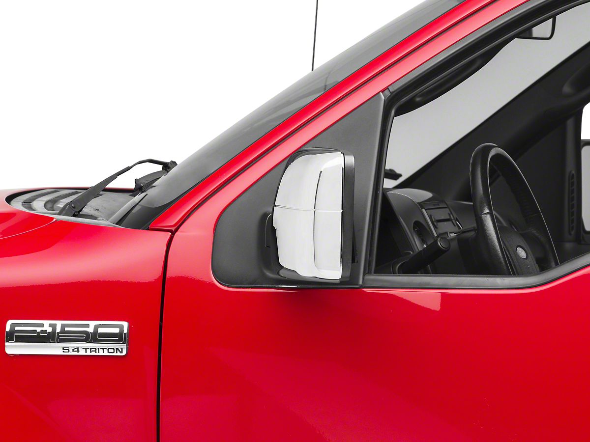 RedRock F-150 Mirror Covers; Chrome T537711 (04-08 F-150) - Free 