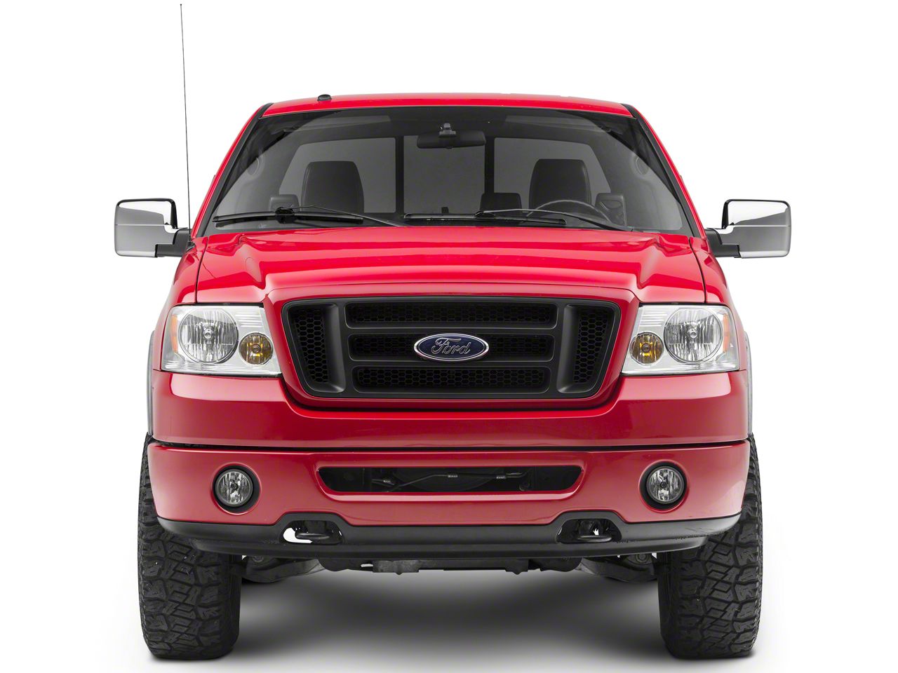 RedRock F-150 Mirror Covers; Chrome T537711 (04-08 F-150) - Free 