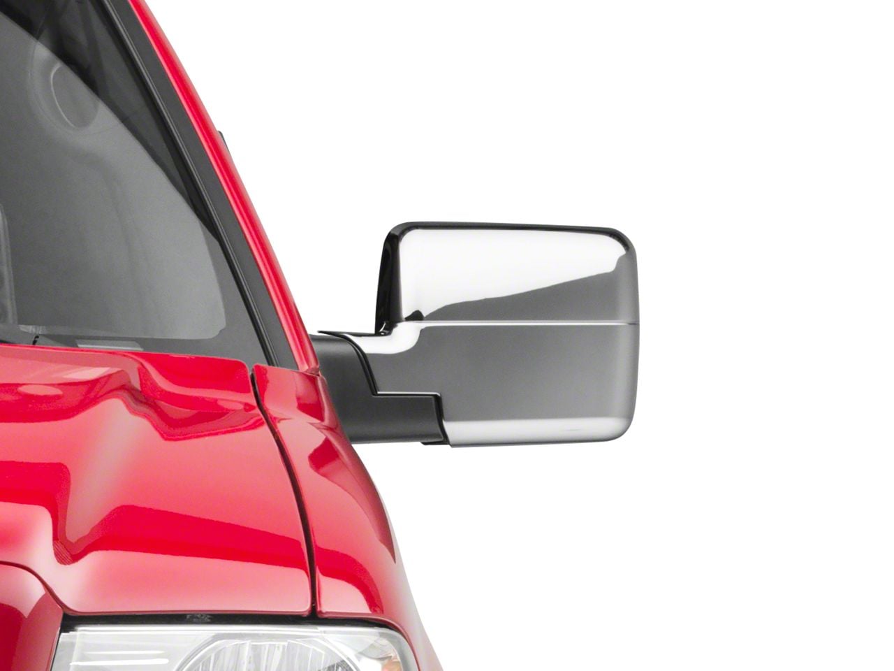 RedRock F-150 Mirror Covers; Chrome T537711 (04-08 F-150) - Free 