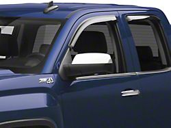 Top Half Standard Mirror Covers; Chrome (14-18 Sierra 1500)