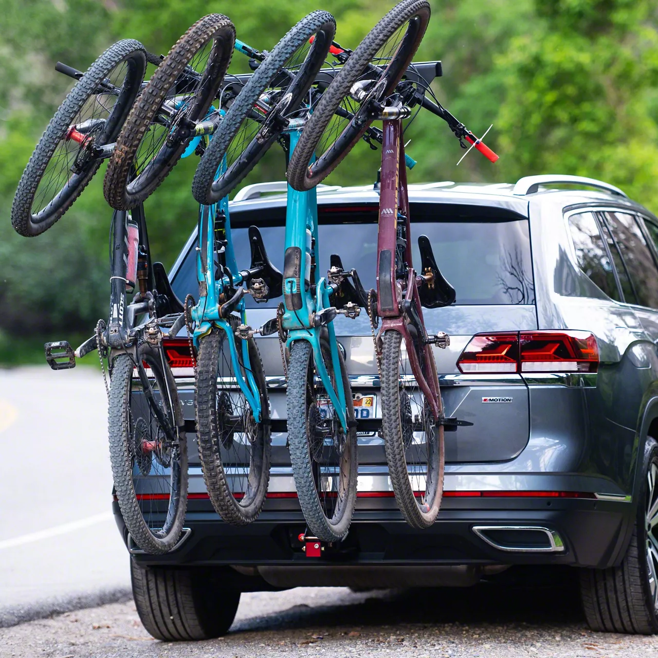 Chuck Rack Universal AT Vertical Bike Rack with Full Tilt Base Post ...
