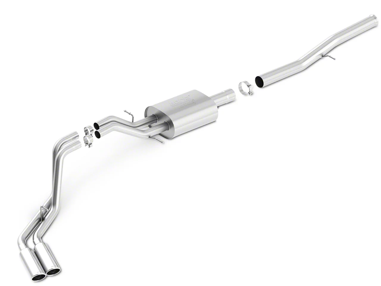 【お年玉セール特価】 Borla Silverado Exit Side Same - System Exhaust Dual ATAK 鉄道模型