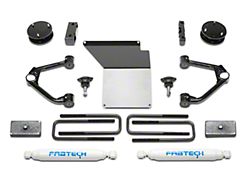 Fabtech 3-Inch Budget Lift Kit with Shocks (14-18 2WD/4WD Silverado 1500 Double Cab, Crew Cab w/ Cast Aluminum or Stamped Steel Control Arms)