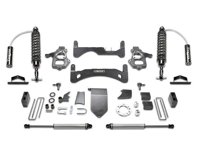 Fabtech 6-Inch GEN II Performance Suspension Lift Kit with Dirt Logic 2.5 Reservoir Coil-Overs and Shocks (14-18 2WD/4WD Silverado 1500 Double Cab, Crew Cab)