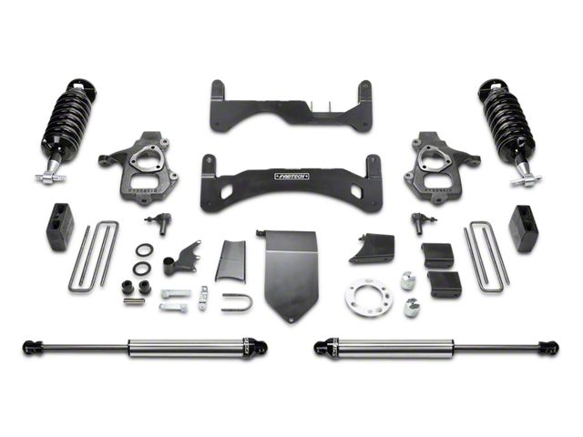 Fabtech 6-Inch GEN II Performance Suspension Lift Kit with Dirt Logic 4.0 Coil-Overs and Shocks (14-18 2WD/4WD Silverado 1500 Double Cab, Crew Cab)