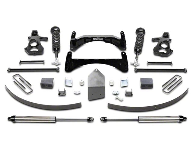 Fabtech 6-Inch Performance Suspension Lift Kit with Dirt Logic 2.5 Coil-Overs and Shocks (07-13 2WD/4WD Silverado 1500 Extended Cab, Crew Cab)