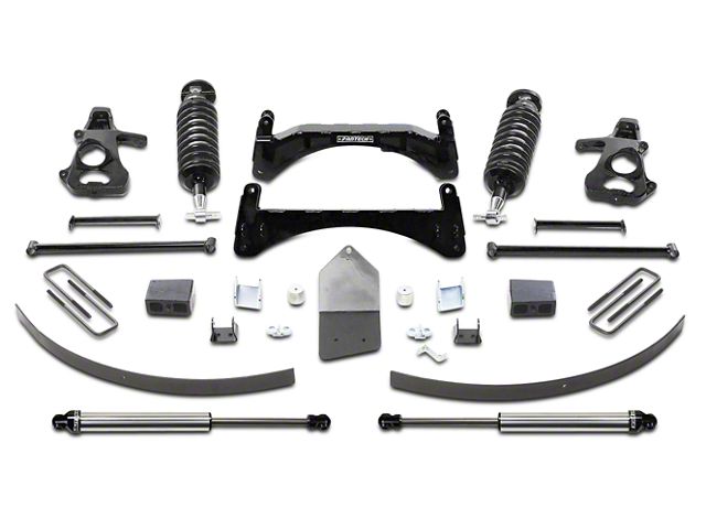 Fabtech 6-Inch Performance Suspension Lift Kit with Dirt Logic 4.0 Coil-Overs and Shocks (07-13 2WD/4WD Silverado 1500 Extended Cab, Crew Cab)