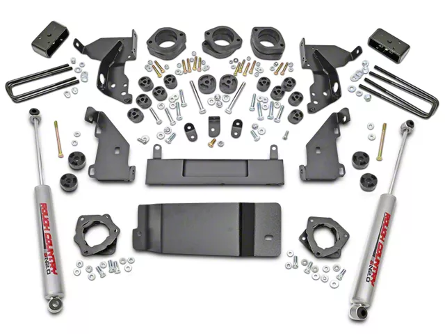 Rough Country 4.75-Inch Suspension and Body Lift Kit (14-15 4WD Silverado 1500 w/ Stock Cast Steel Control Arms)