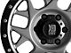 XD Bully Matte Gray with Black Ring 6-Lug Wheel; 17x9; -12mm Offset (14-18 Silverado 1500)
