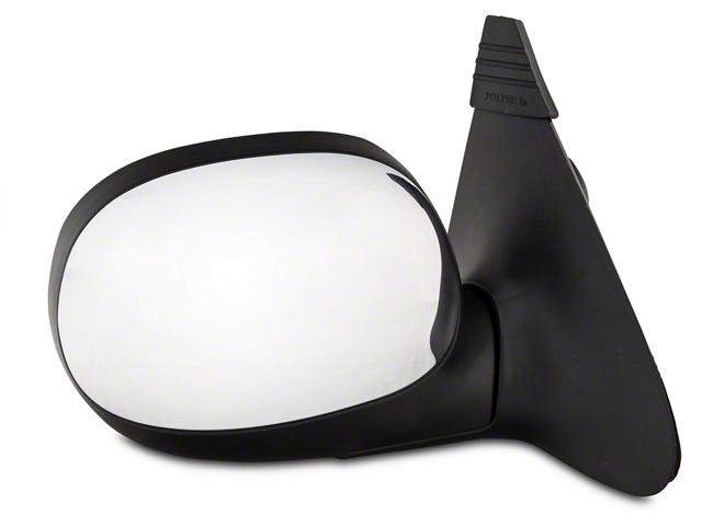 OE-Style Replacement Powered Non-Heated Foldaway Side Mirror; Passenger Side; Chrome Cap (1997 F-150)