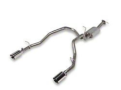 C&L Dual Exhaust System with Polished Tips; Rear Exit (19-24 5.7L RAM 1500 w/ Factory Dual Exhaust)