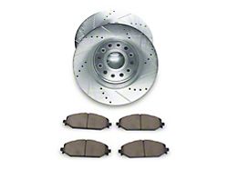C&L Super Sport HD 6-Lug Brake Rotor and Pad Kit; Front (19-26 RAM 1500, Excluding RHO & TRX)