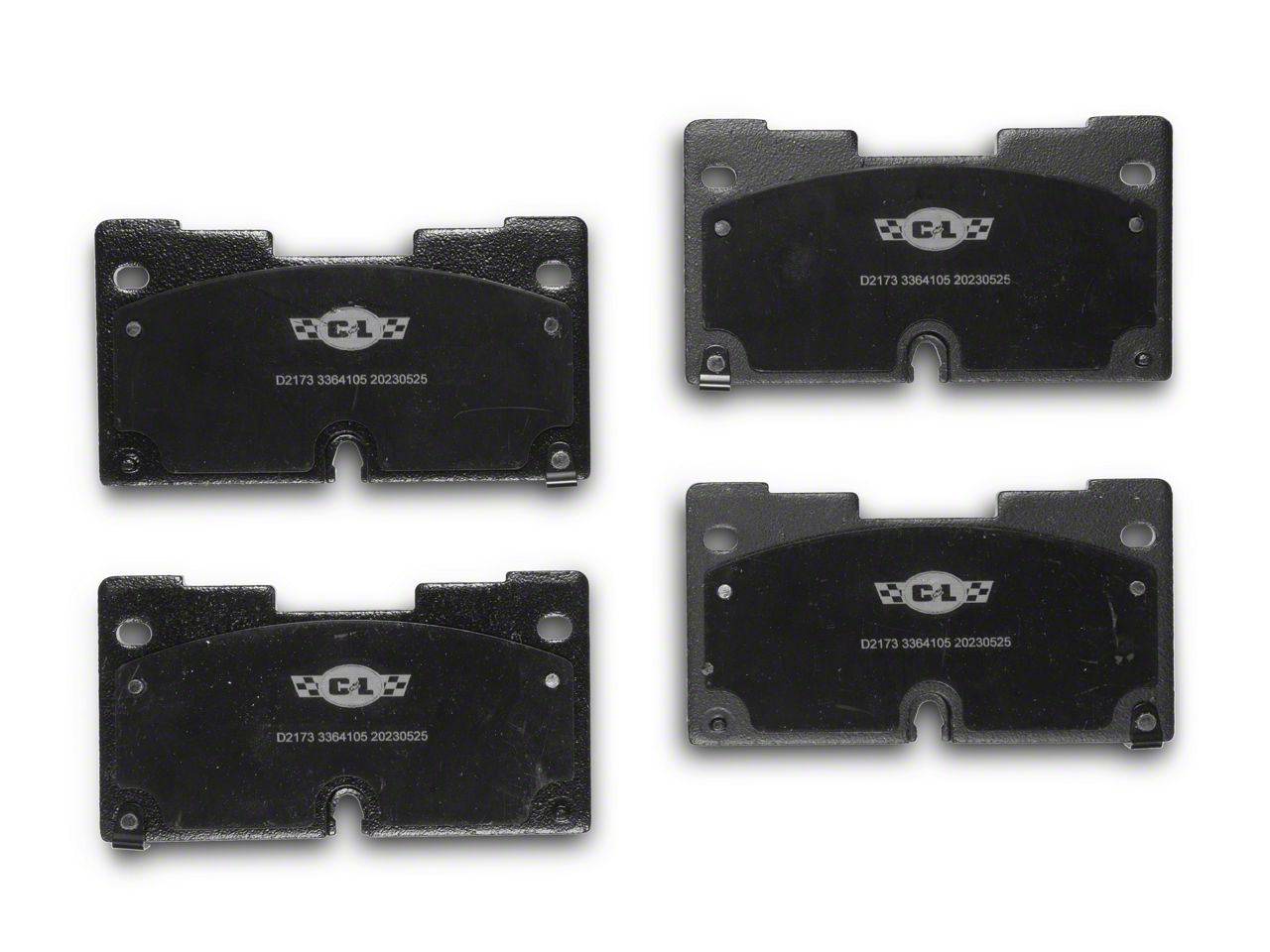 C&L Silverado 1500 Super Sport Ceramic Brake Pads; Front Pair