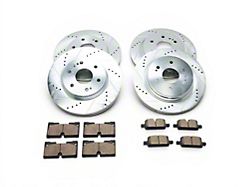 C&L Super Sport HD 6-Lug Brake Rotor and Pad Kit; Front and Rear (21-26 Yukon)