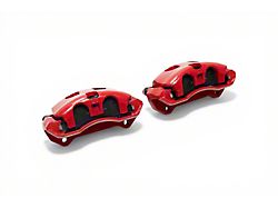 C&L Performance Series Front Brake Calipers with Ceramic Pads; Red (12-20 F-150)
