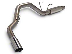 C&L 4-Inch Single Exhaust System with Polished Tip; Side Exit (14-26 6.4L RAM 2500)