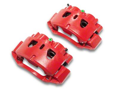 C&L Performance Series Front Brake Calipers; Red (09-18 RAM 3500)