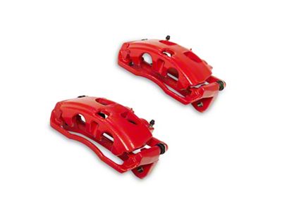 C&L Performance Series Rear Brake Calipers; Red (09-18 RAM 3500 SRW)