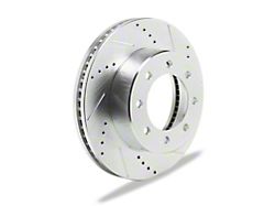 C&L Super Sport HD Cross-Drilled and Slotted 8-Lug Rotors; Front Pair (09-25 RAM 3500)