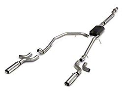 C&L Dual Exhaust System with Polished Tips; Side Exit (14-18 5.3L Sierra 1500)