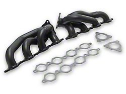C&L 1-7/8-Inch Shorty Headers; Cerakote Black (14-18 5.3L Silverado 1500)
