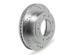C&L Super Sport HD Cross-Drilled and Slotted 8-Lug Rotors; Front Pair (11-25 Silverado 2500 HD)