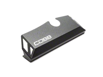 Cobb Coolant Overflow Cover; Wrinkle Black (15-24 F-150)