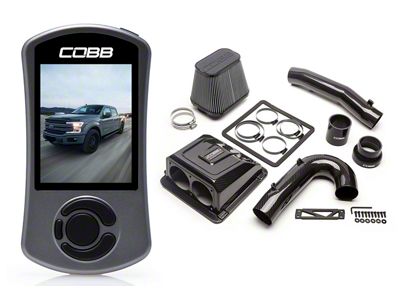 Cobb Stage 1+ Redline Carbon Fiber Power Package with TCM (17-19 3.5L EcoBoost F-150, Excluding Raptor & 2019 Limited)