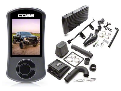 Cobb Stage 2 Power Package; Black (2020 3.5L EcoBoost F-150, Excluding Limited & Raptor)