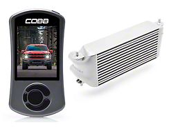 Cobb Stage 2 Power Package with Factory Mount Intercooler; Silver (21-22 3.5L EcoBoost F-150 Raptor)