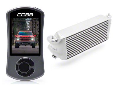 Cobb Stage 2 Power Package with Factory Mount Intercooler; Silver (21-22 3.5L EcoBoost F-150 Raptor)