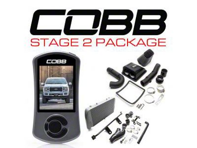 Cobb Stage 2 Power Package; Silver (18-20 2.7L EcoBoost F-150)