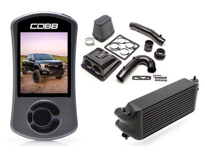 Cobb Stage 2 Redline Carbon Fiber Power Package; Black (2020 3.5L EcoBoost F-150, Excluding Limited & Raptor)