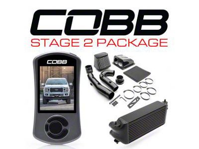 Cobb Stage 2 Redline Carbon Fiber Power Package; Black (18-20 2.7L EcoBoost F-150)