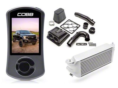 Cobb Stage 2 Redline Carbon Fiber Power Package; Silver (2020 3.5L EcoBoost F-150, Excluding Limited & Raptor)